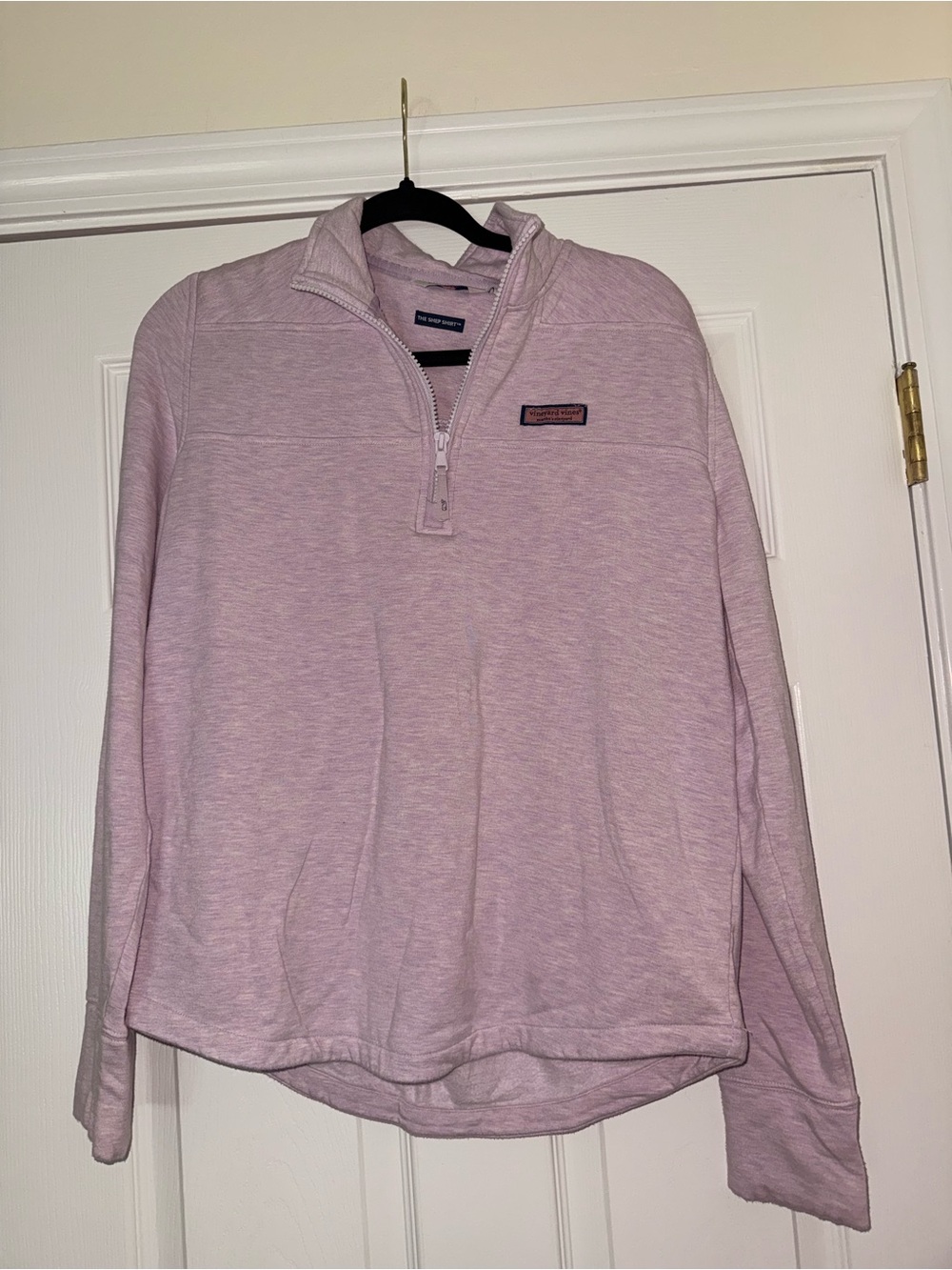 Vineyard Vines Light Pink Quarter Zip Pullover